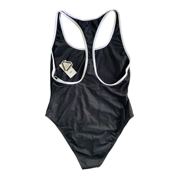 NWT RVCA Binded Cheeky One Piece in Black L - Picture 6 of 9
